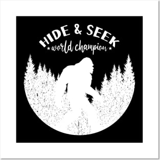 Bigfoot Hide And Seek Posters and Art